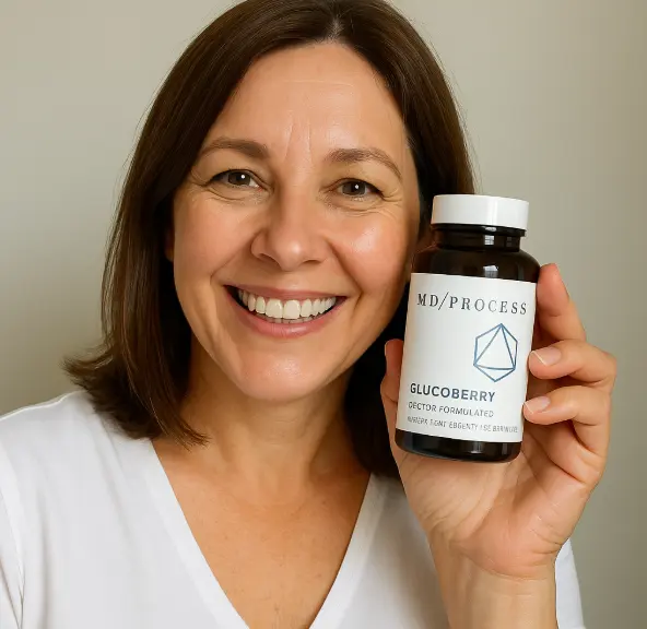 Happy user with GlucoBerry